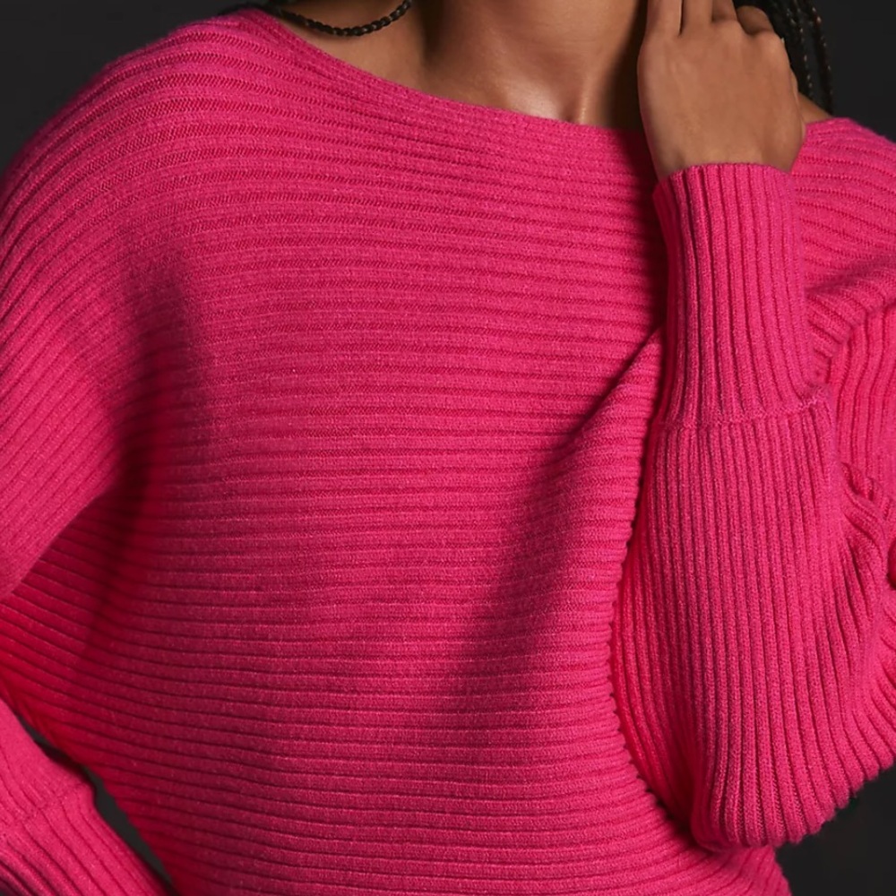 Anthropologie Ribbed Pullover Sweater - Picture 3 of 14